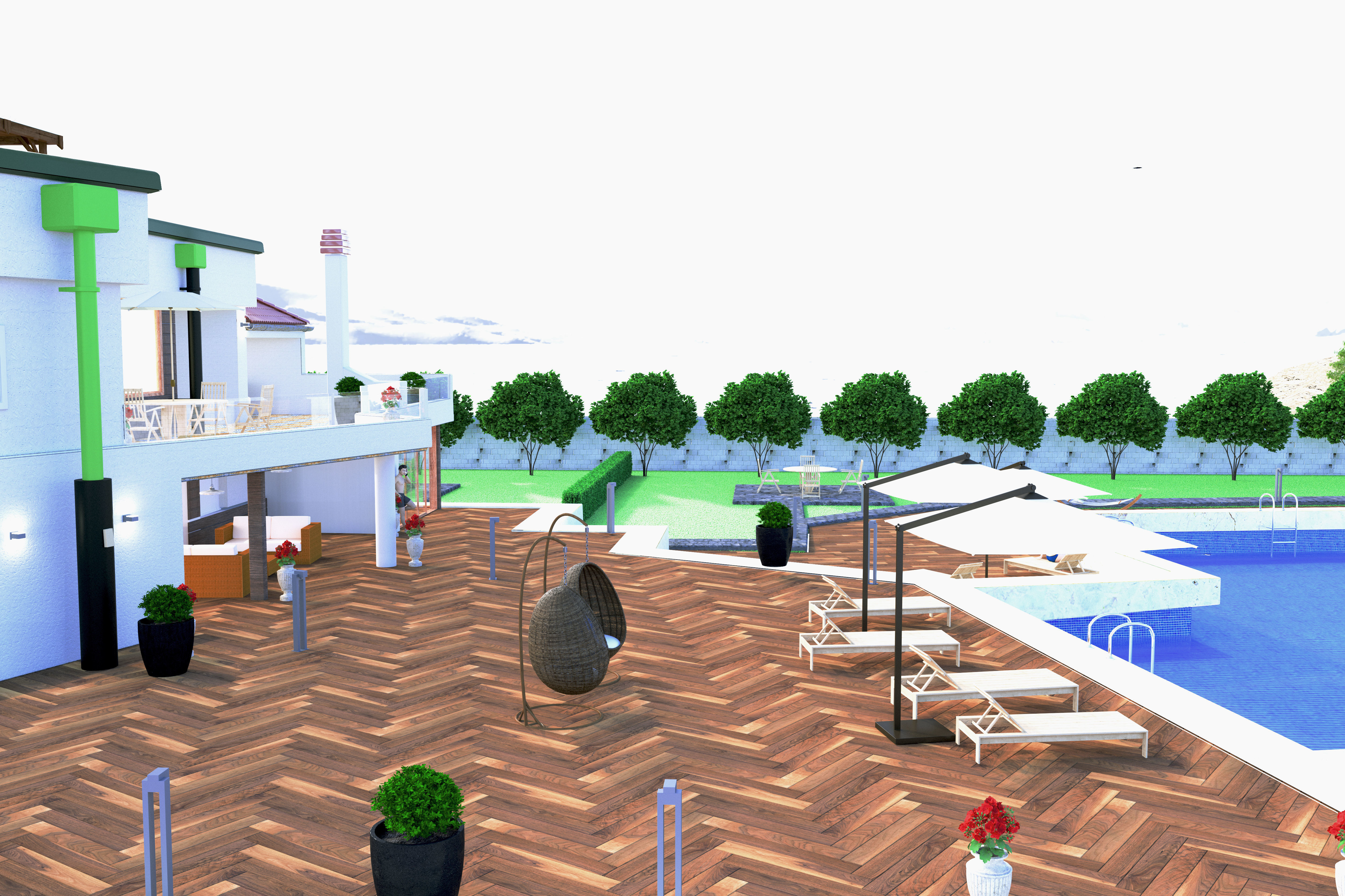 Villa in Croatia 3D model_6