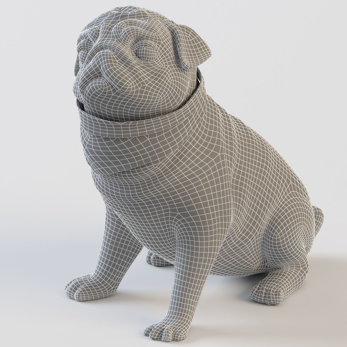 PUG - Dog 3D model_14