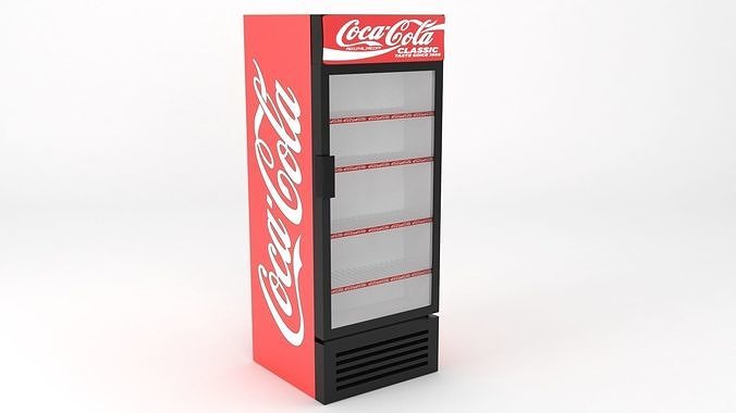 single door coke fridge