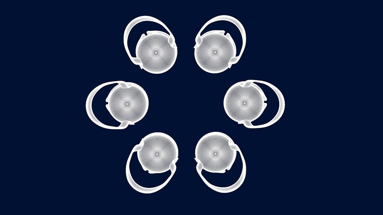 Round Table Dining Set 3D model_106