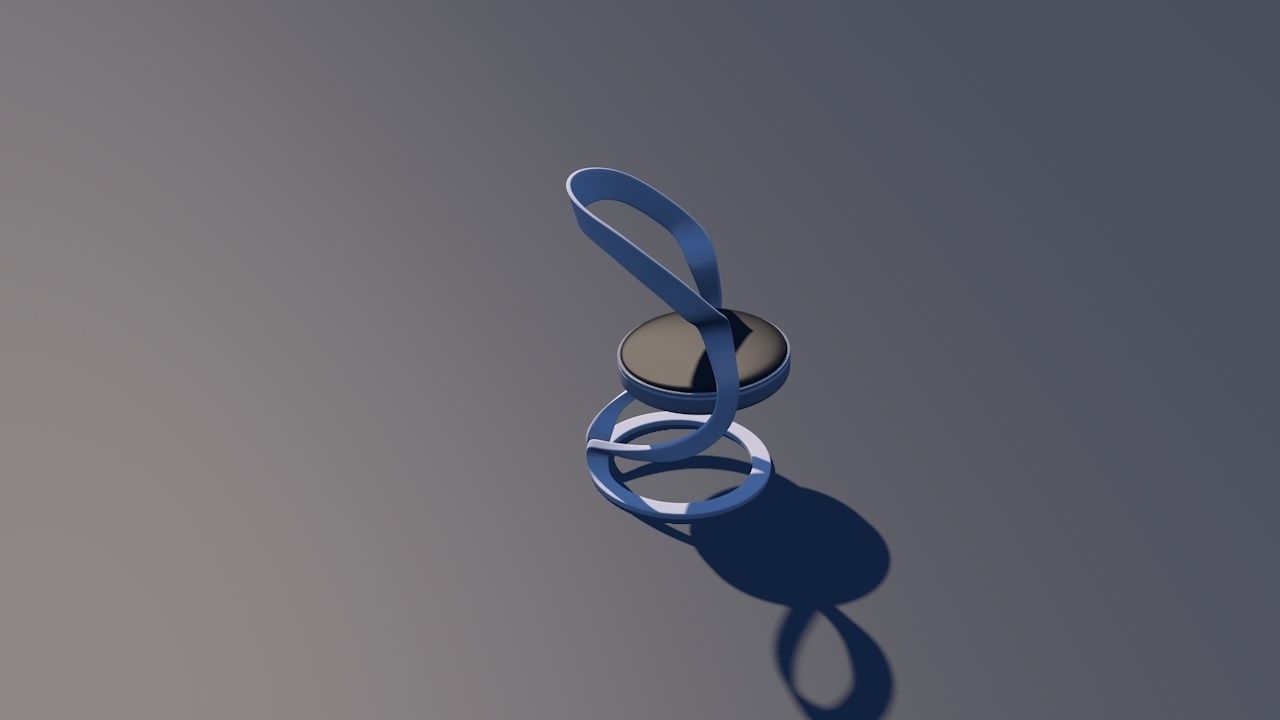 Round Table Dining Set 3D model_10