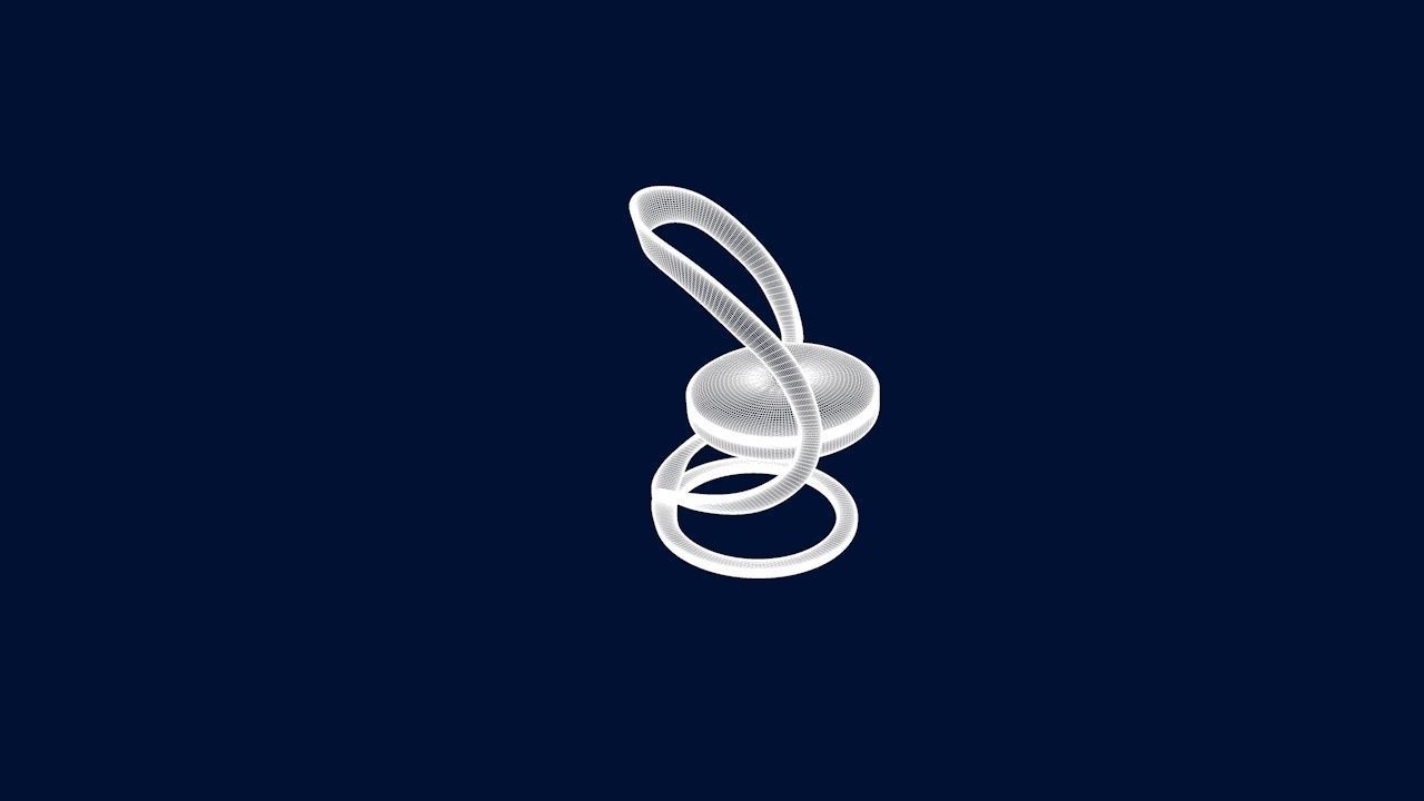 Round Table Dining Set 3D model_48