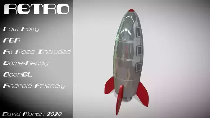 Retro Rocketship