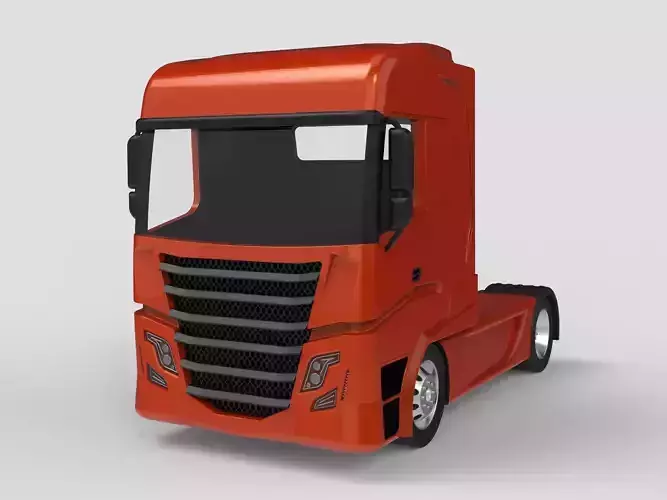 Trailer Truck Head 3D model