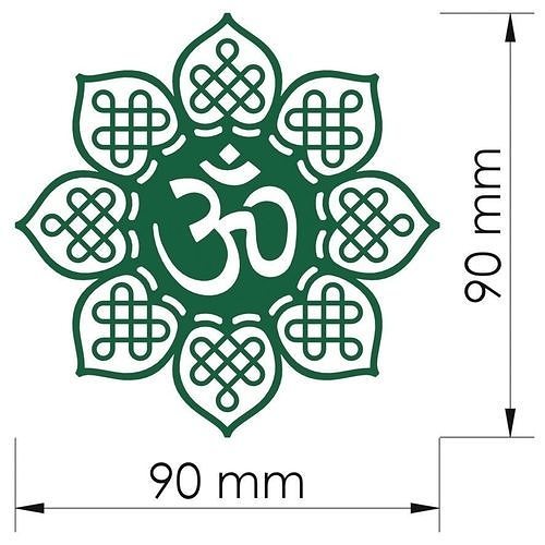 Syllable OM DXF file and STL file 3D print model
