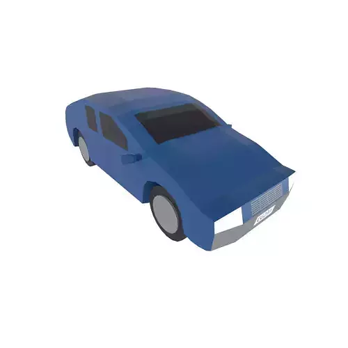 Low Poly Car 0002