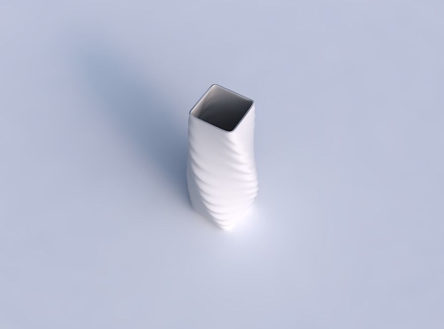 Vase twisted quadratic with relaxed large twists 3D print model_1