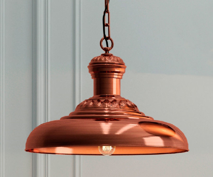 Hanging lamp Romatti Antique 3D model_1