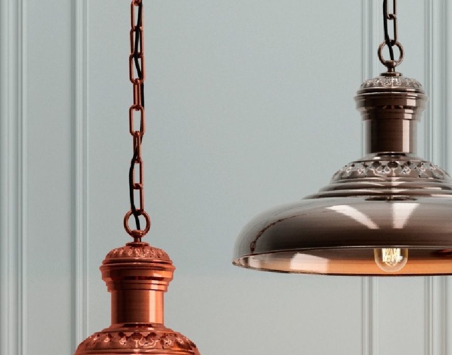 Hanging lamp Romatti Antique 3D model_3