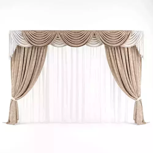 Curtain 3D model 26
