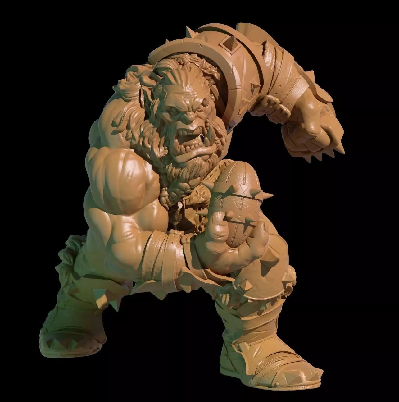 Gromnor troll 3D print model_0