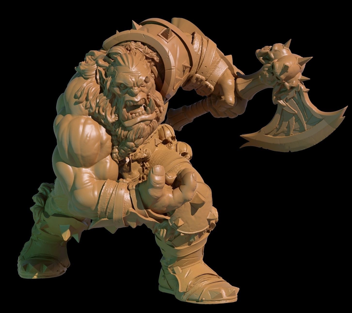 Gromnor troll 3D print model_1