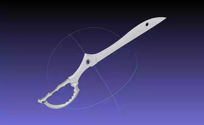Kill La Kill Ryuko Scissor Blade Printable Assembly 3D print model