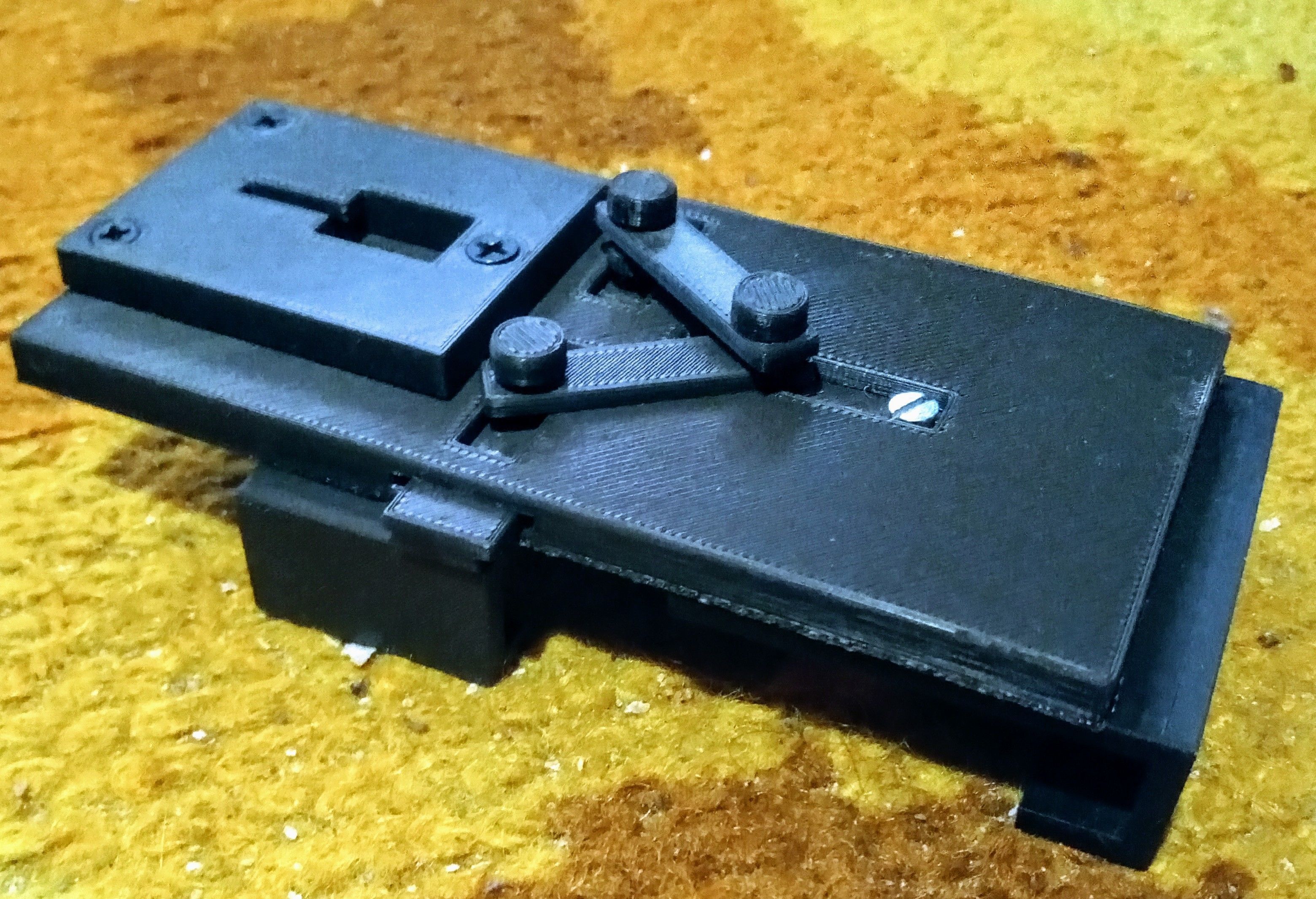 car cell phone holder 3D print model_3