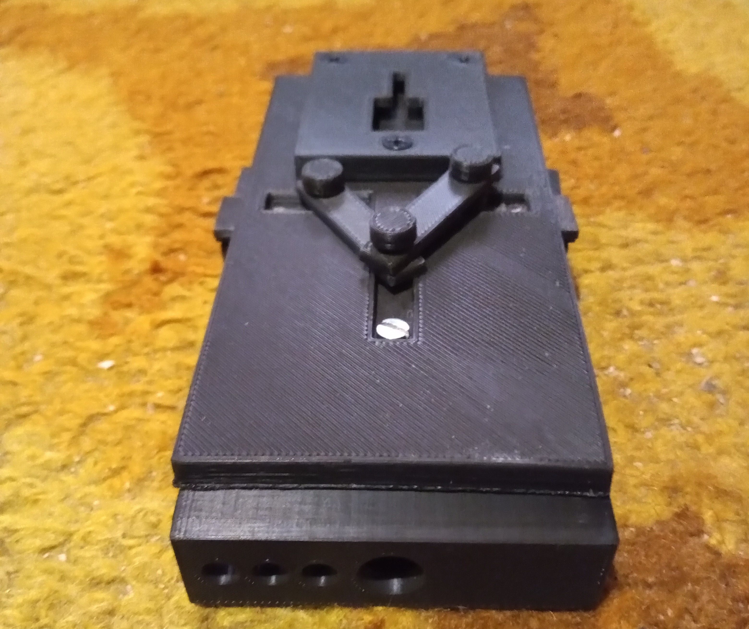 car cell phone holder 3D print model_1