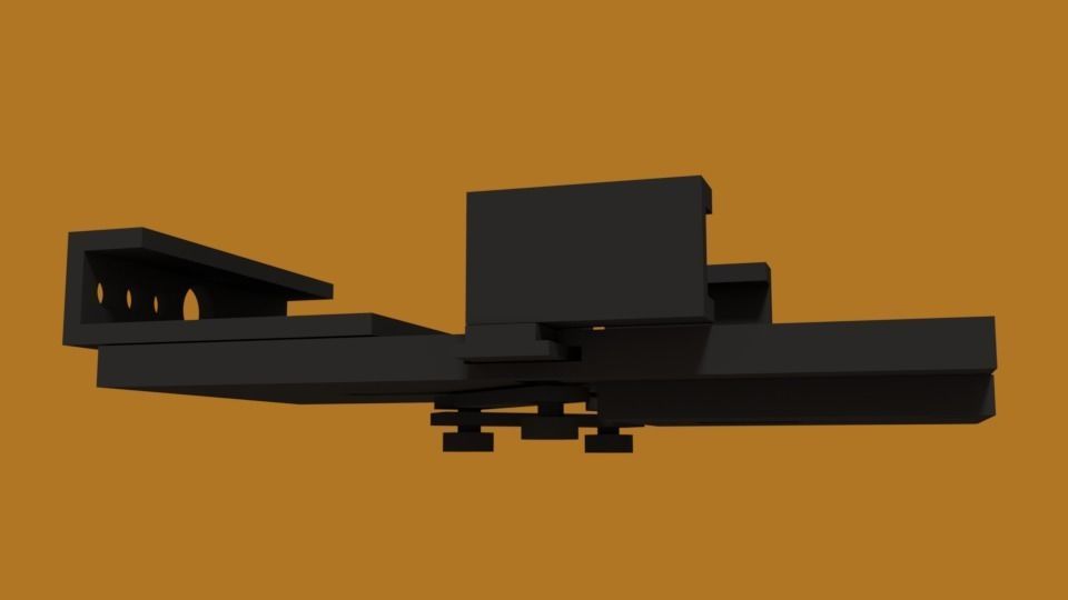 car cell phone holder 3D print model_6