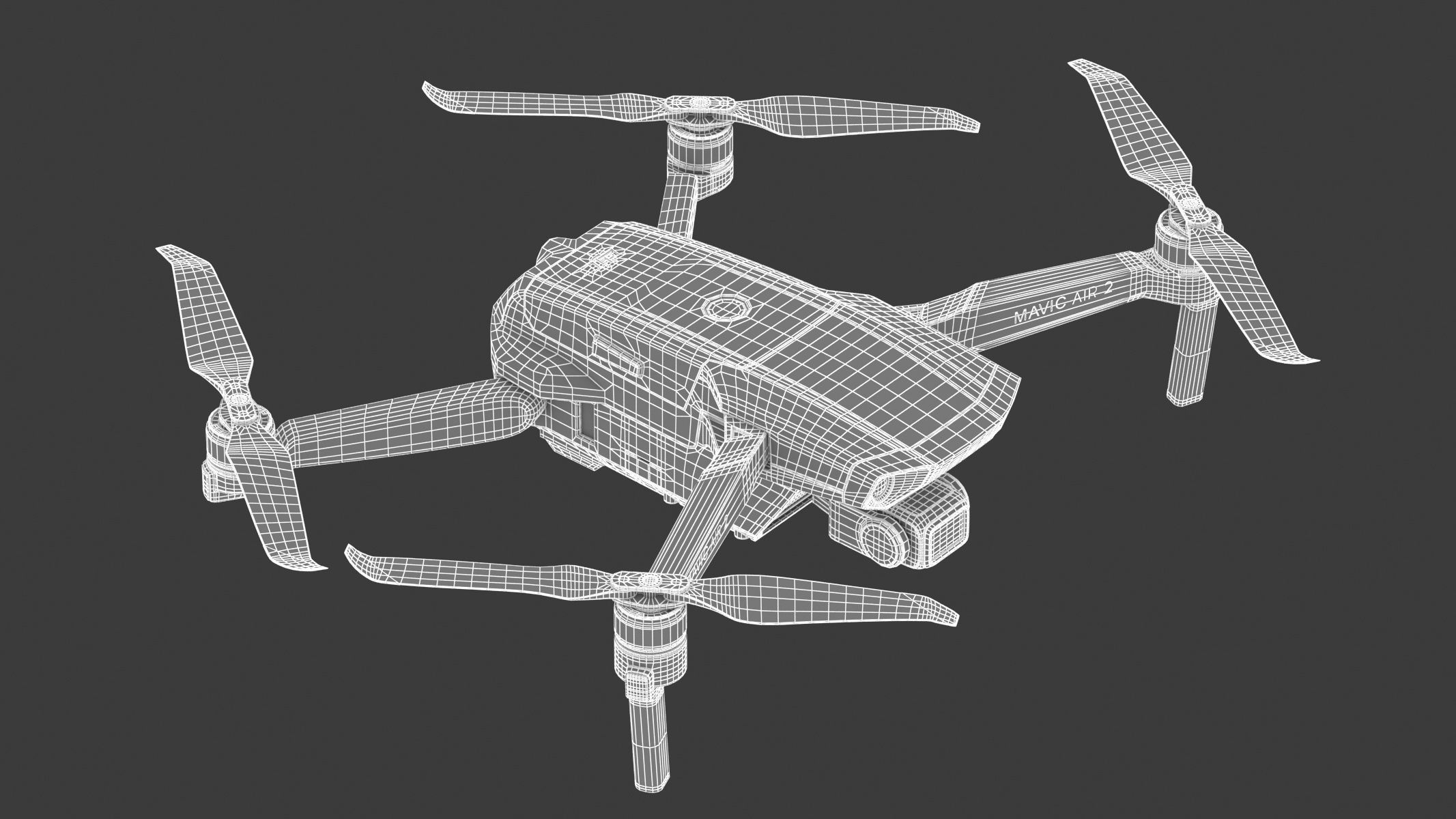 DJI Mavic Air 2 3D model_11