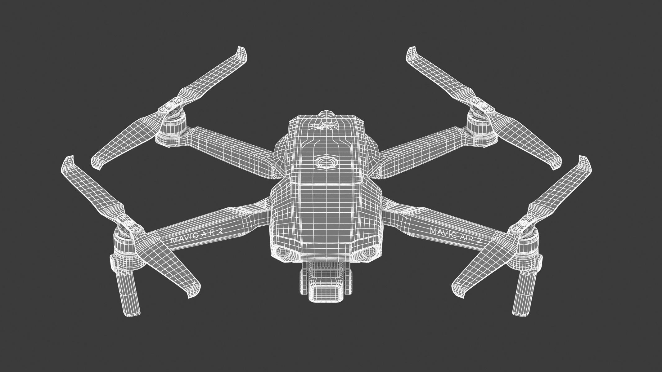 DJI Mavic Air 2 3D model_10