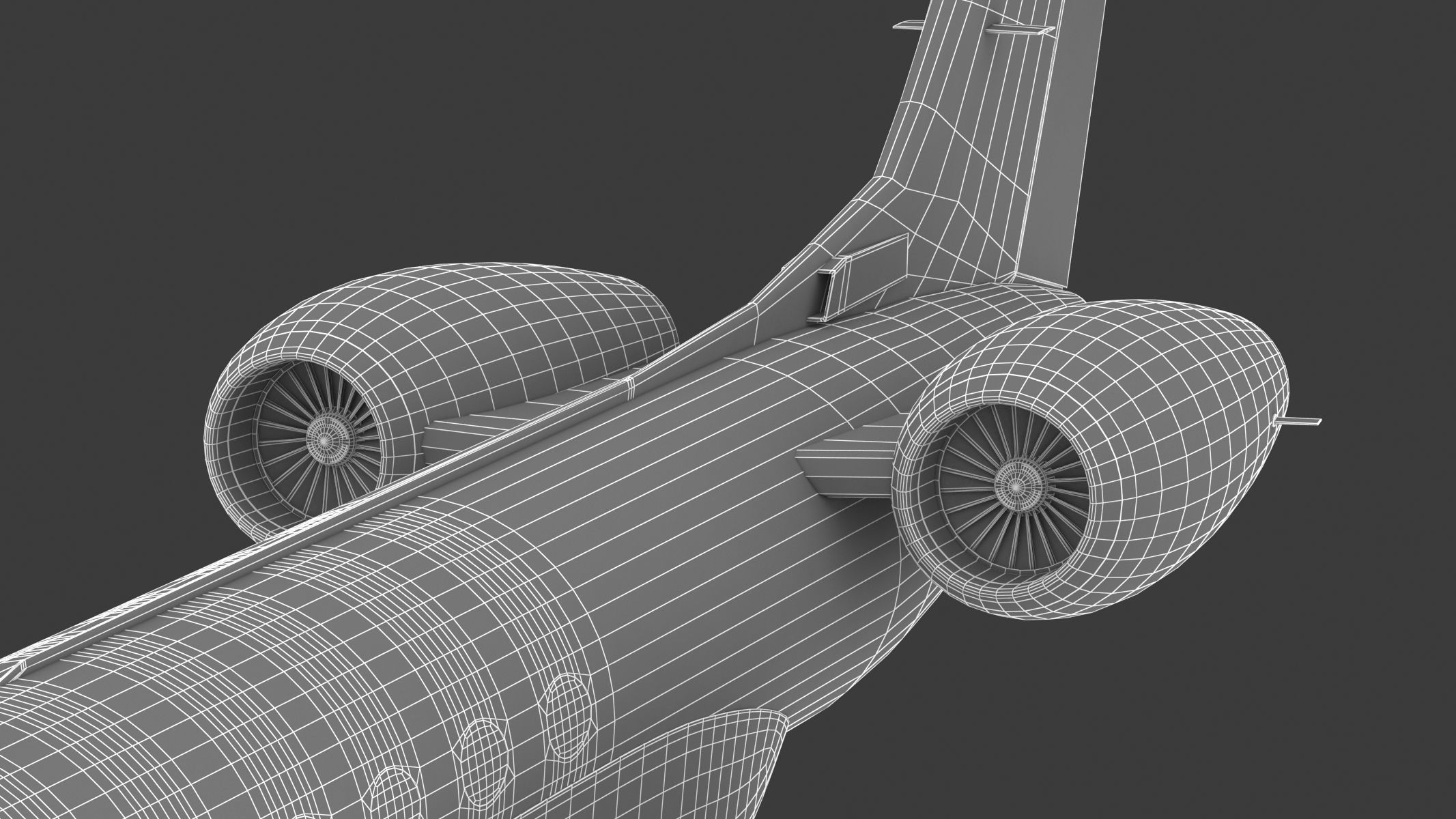 Gulfstream G550 with Interior and Cockpit 3D model_50