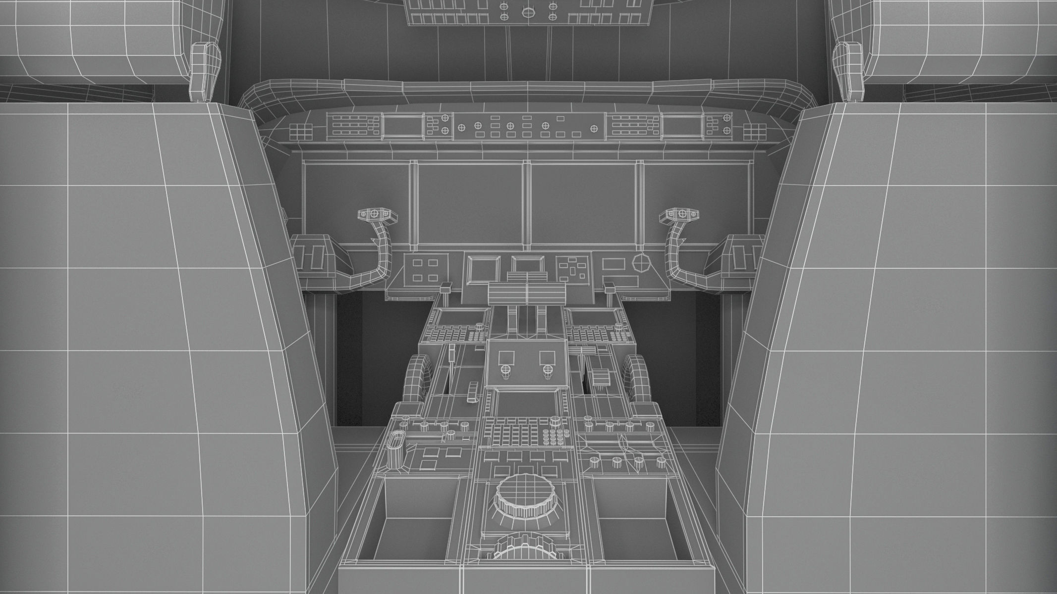 Gulfstream G550 with Interior and Cockpit 3D model_29