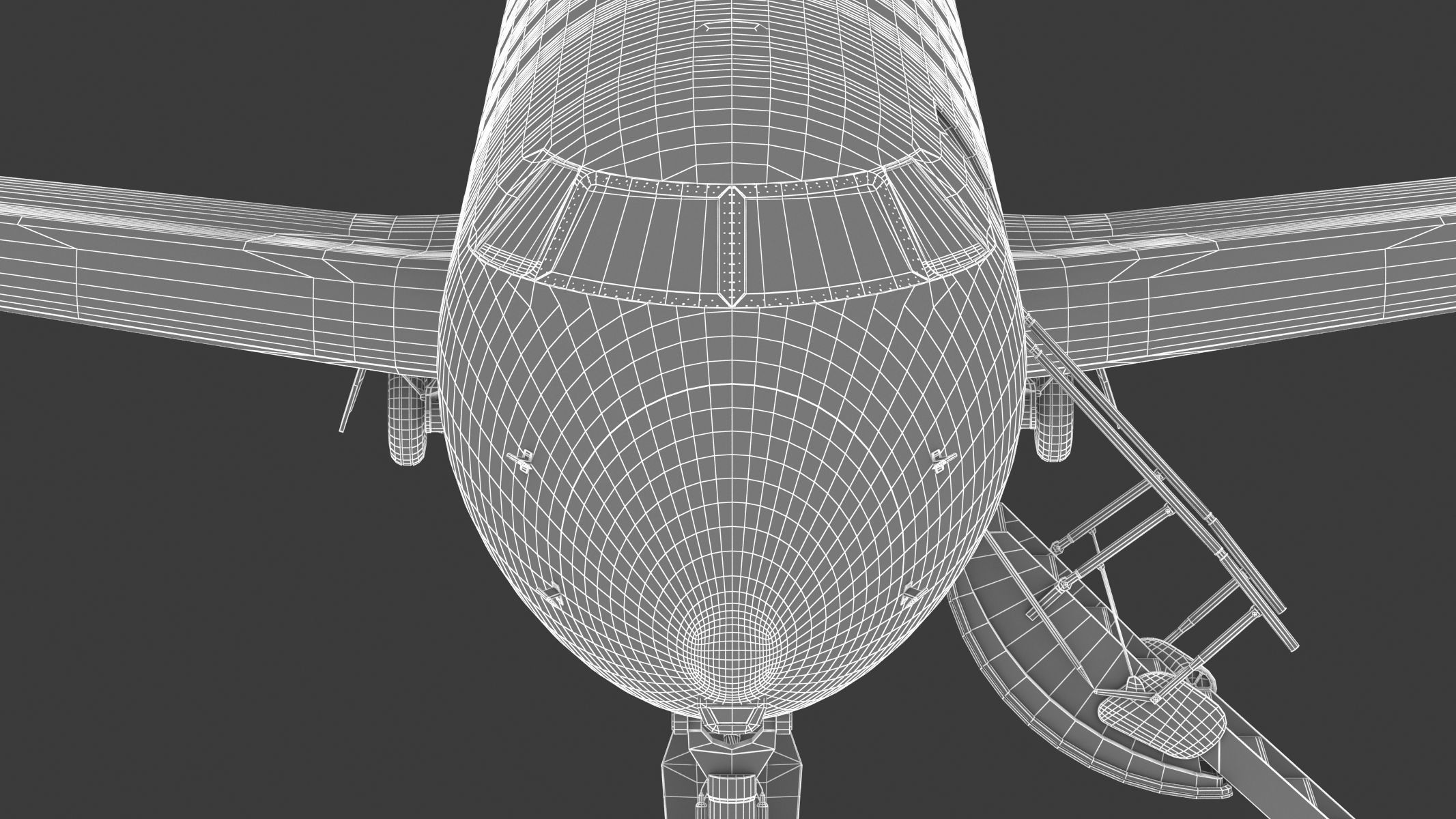 Gulfstream G550 with Interior and Cockpit 3D model_51