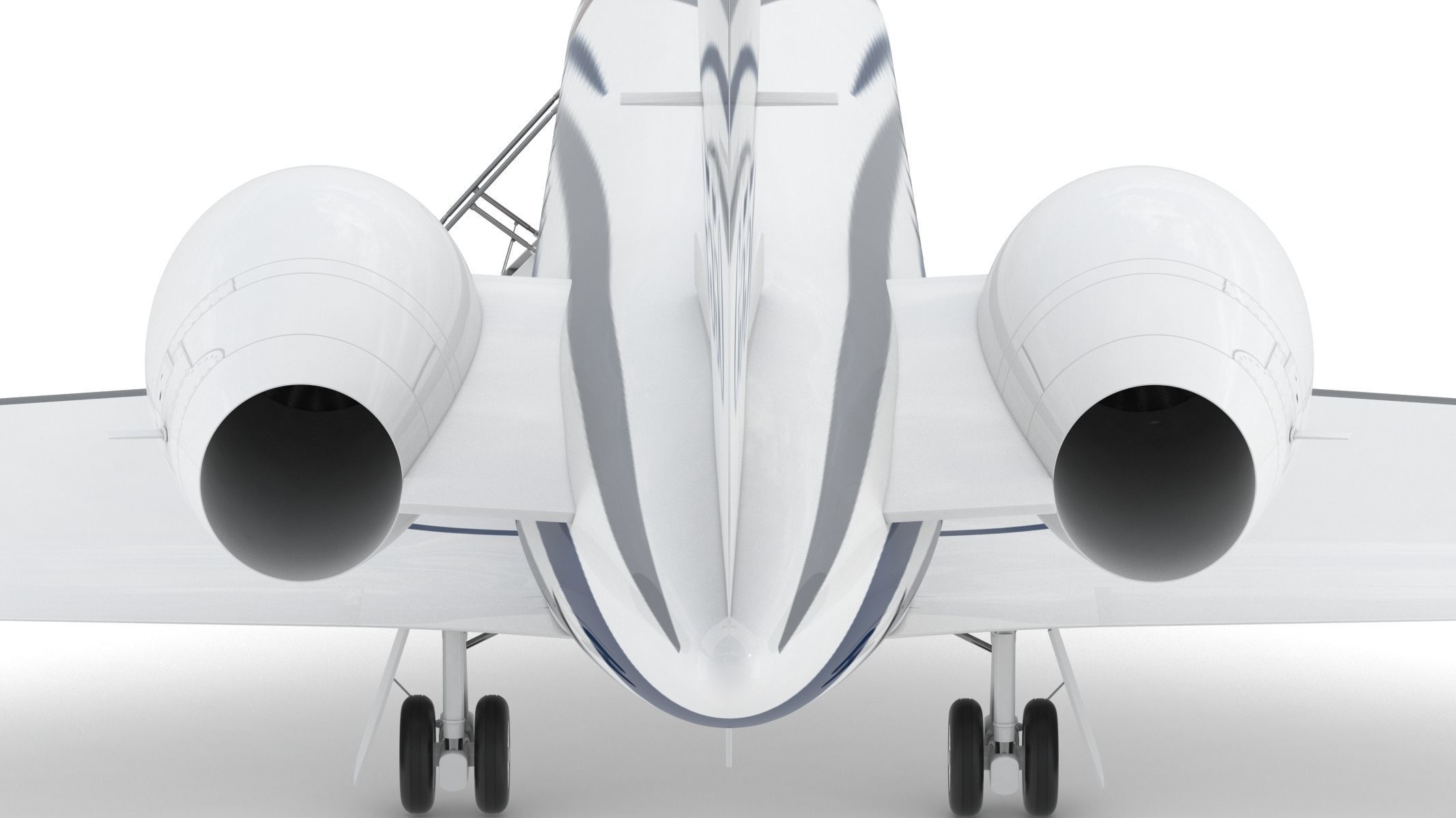 Gulfstream G550 with Interior and Cockpit 3D model_16