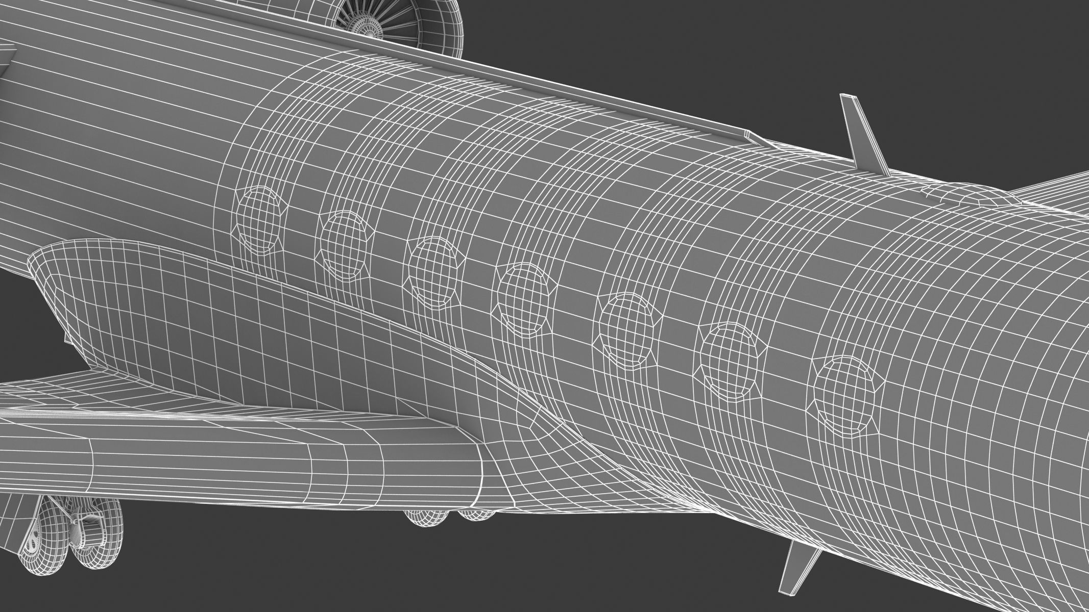 Gulfstream G550 with Interior and Cockpit 3D model_52