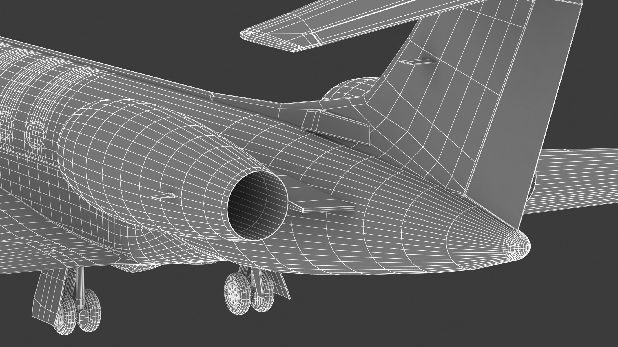 Gulfstream G550 with Interior and Cockpit 3D model_57