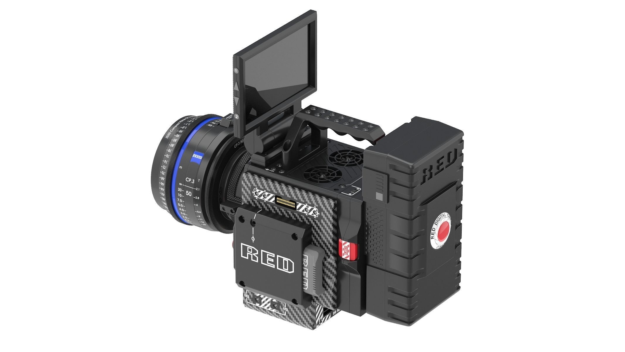 RED Weapon Monstro Cinema Camera 3D model_4