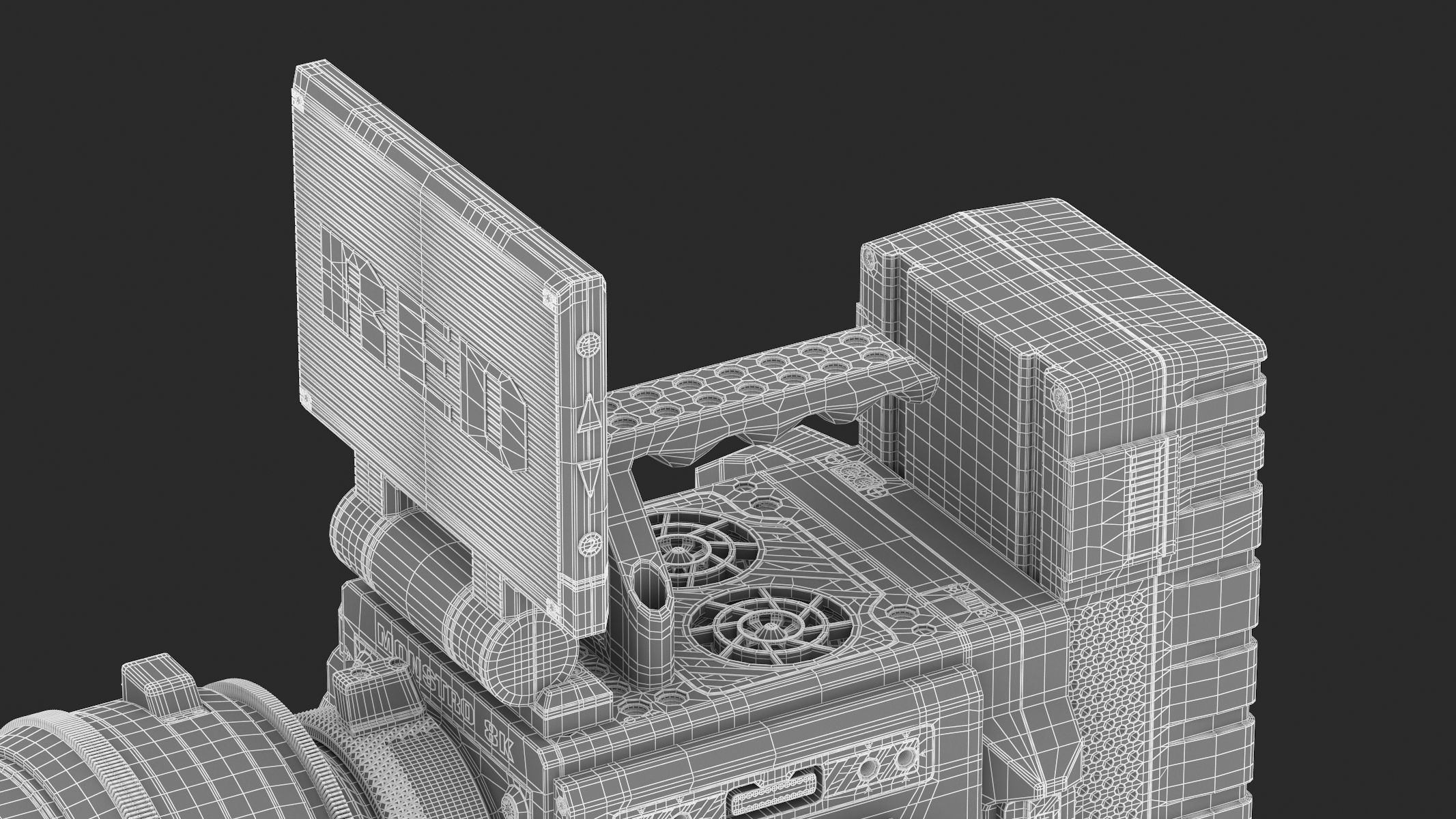 RED Weapon Monstro Cinema Camera 3D model_15