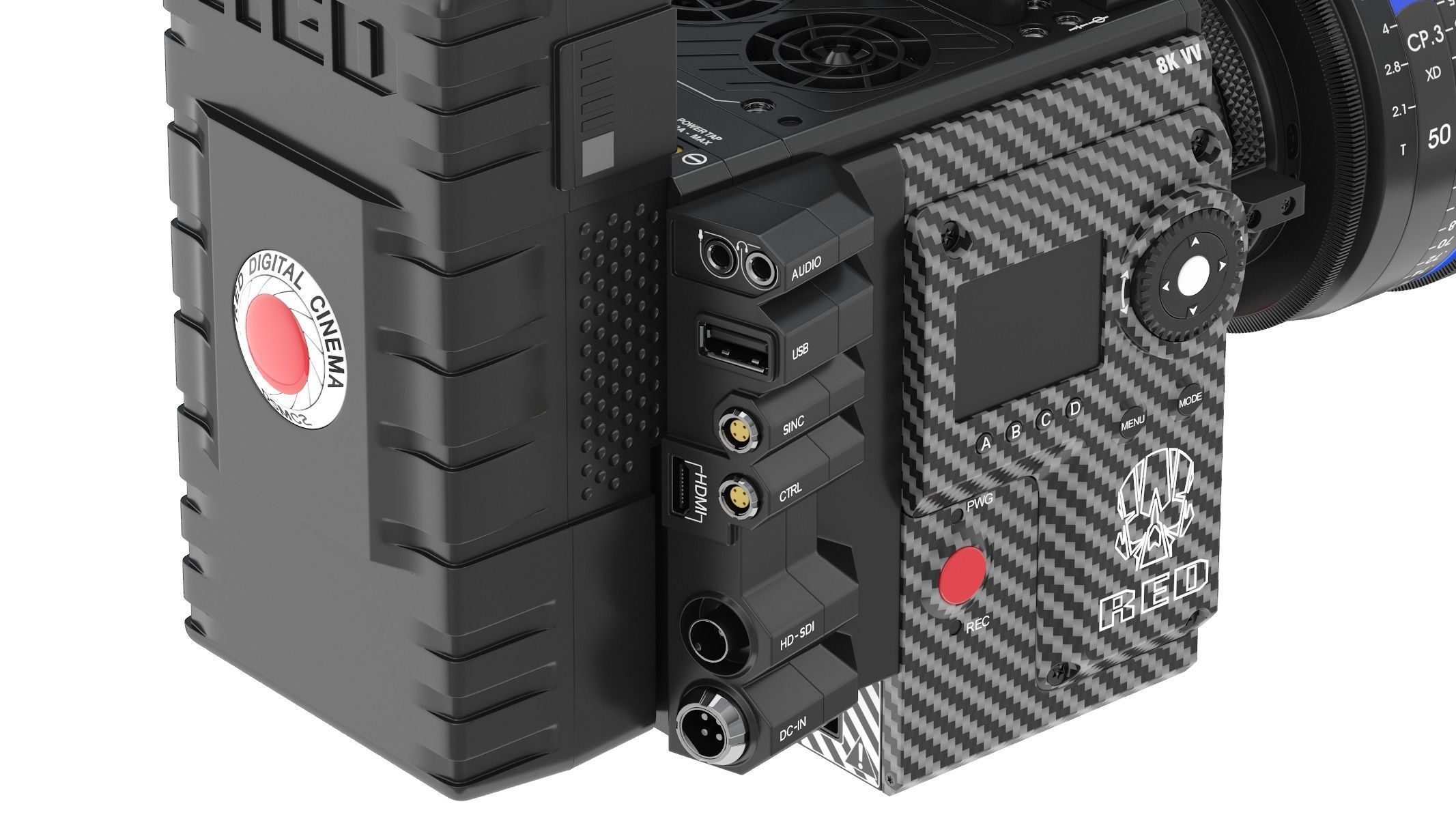 RED Weapon Monstro Cinema Camera 3D model_8