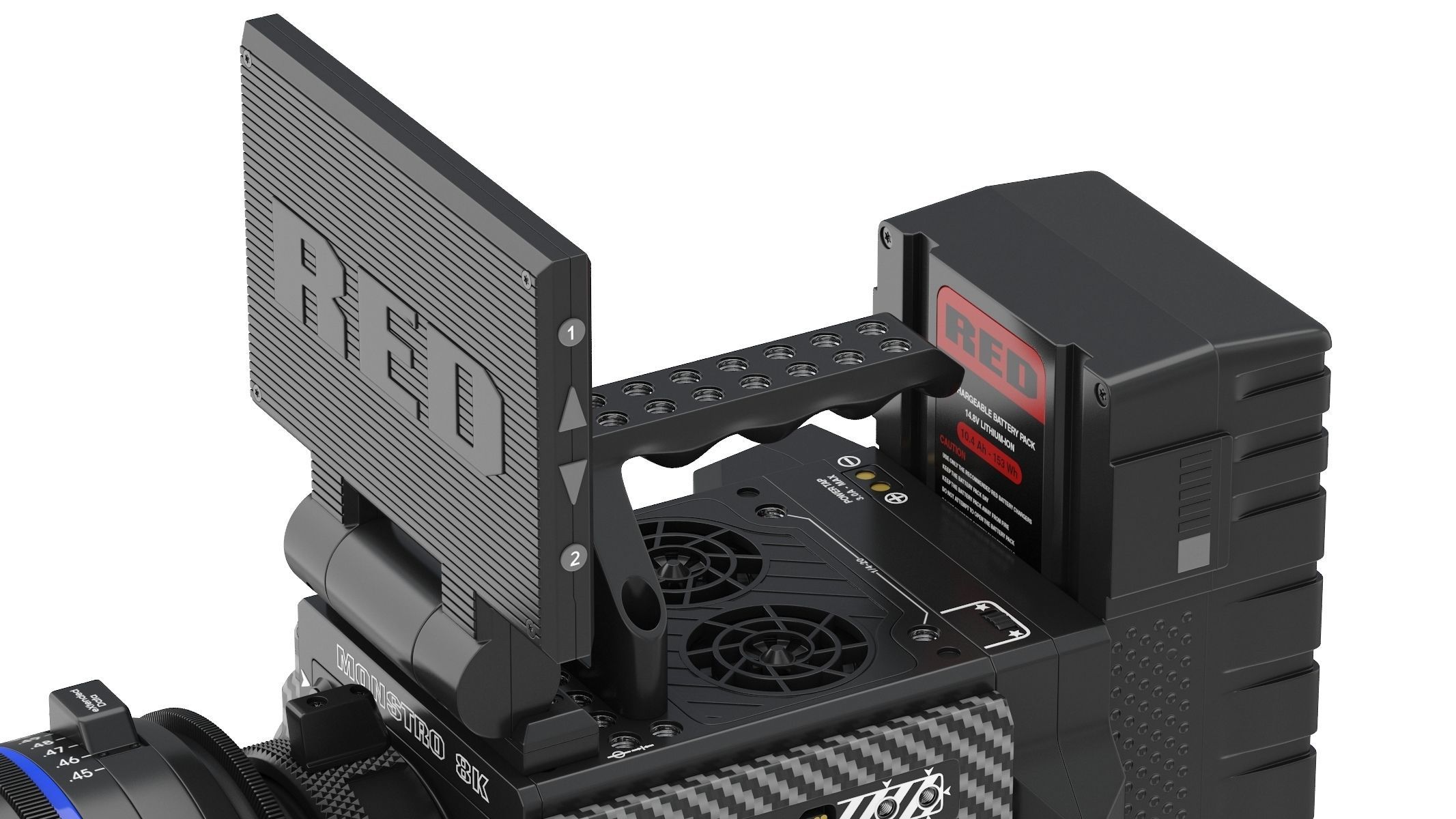 RED Weapon Monstro Cinema Camera 3D model_5