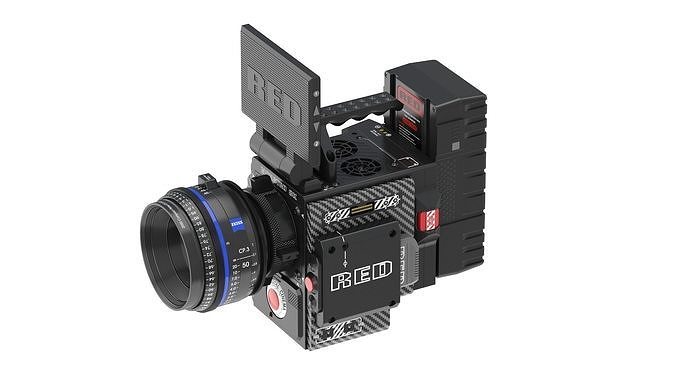 RED Weapon Monstro Cinema Camera 3D model