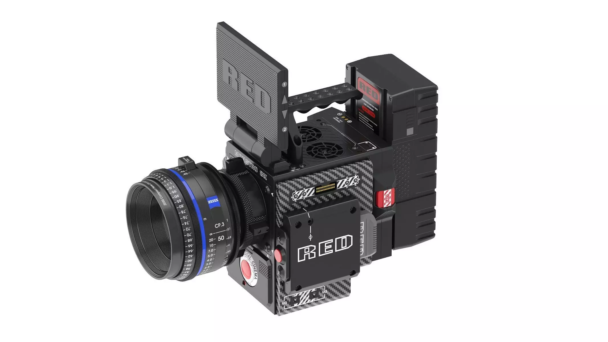 RED Weapon Monstro Cinema Camera 3D model_0