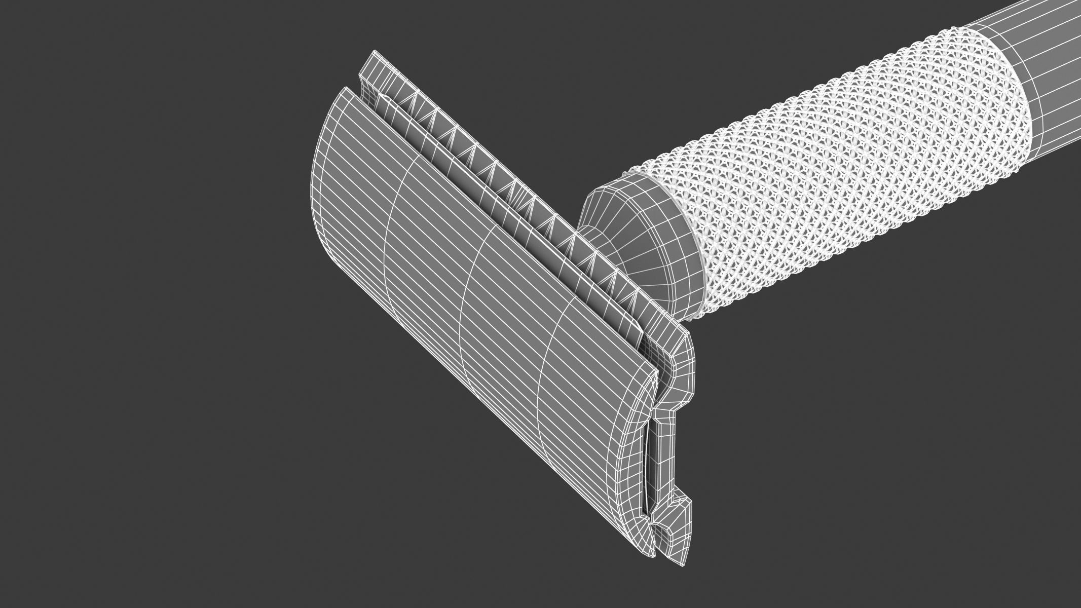 Classic Safety Razor 3D model_16