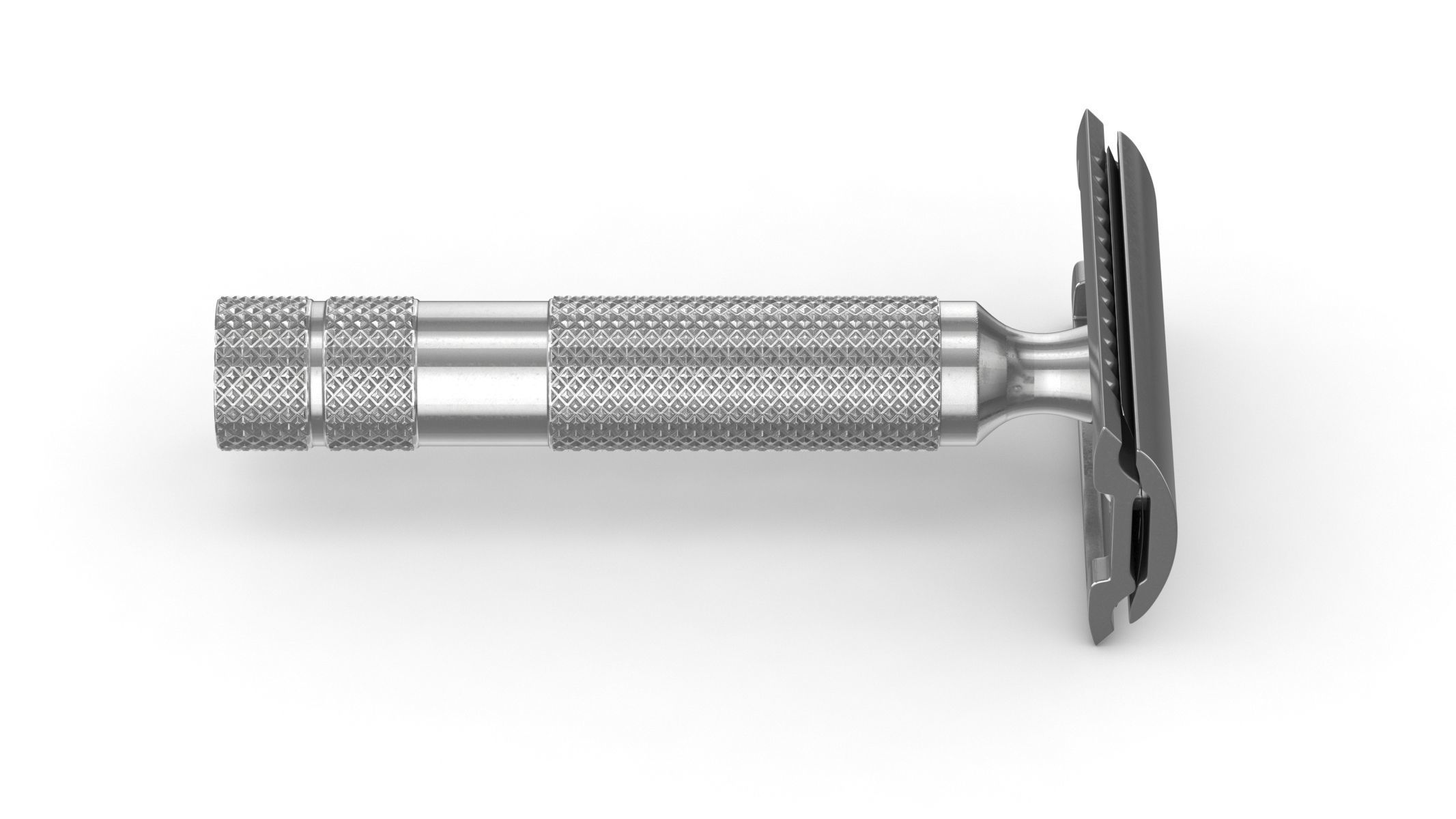 Classic Safety Razor 3D model_3
