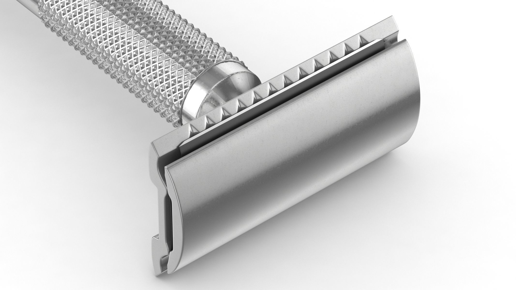 Classic Safety Razor 3D model_7