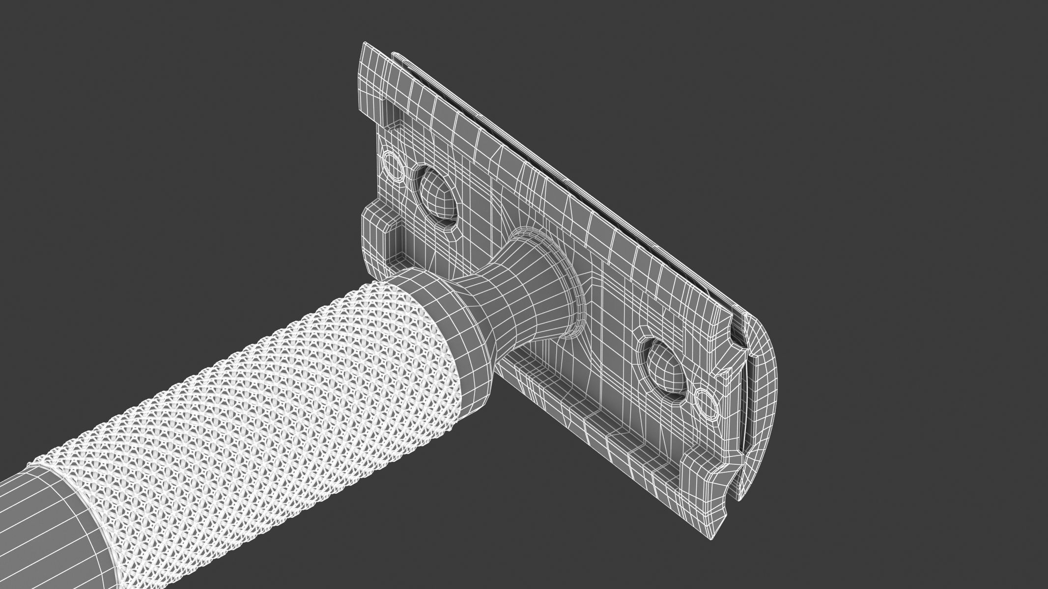 Classic Safety Razor 3D model_19