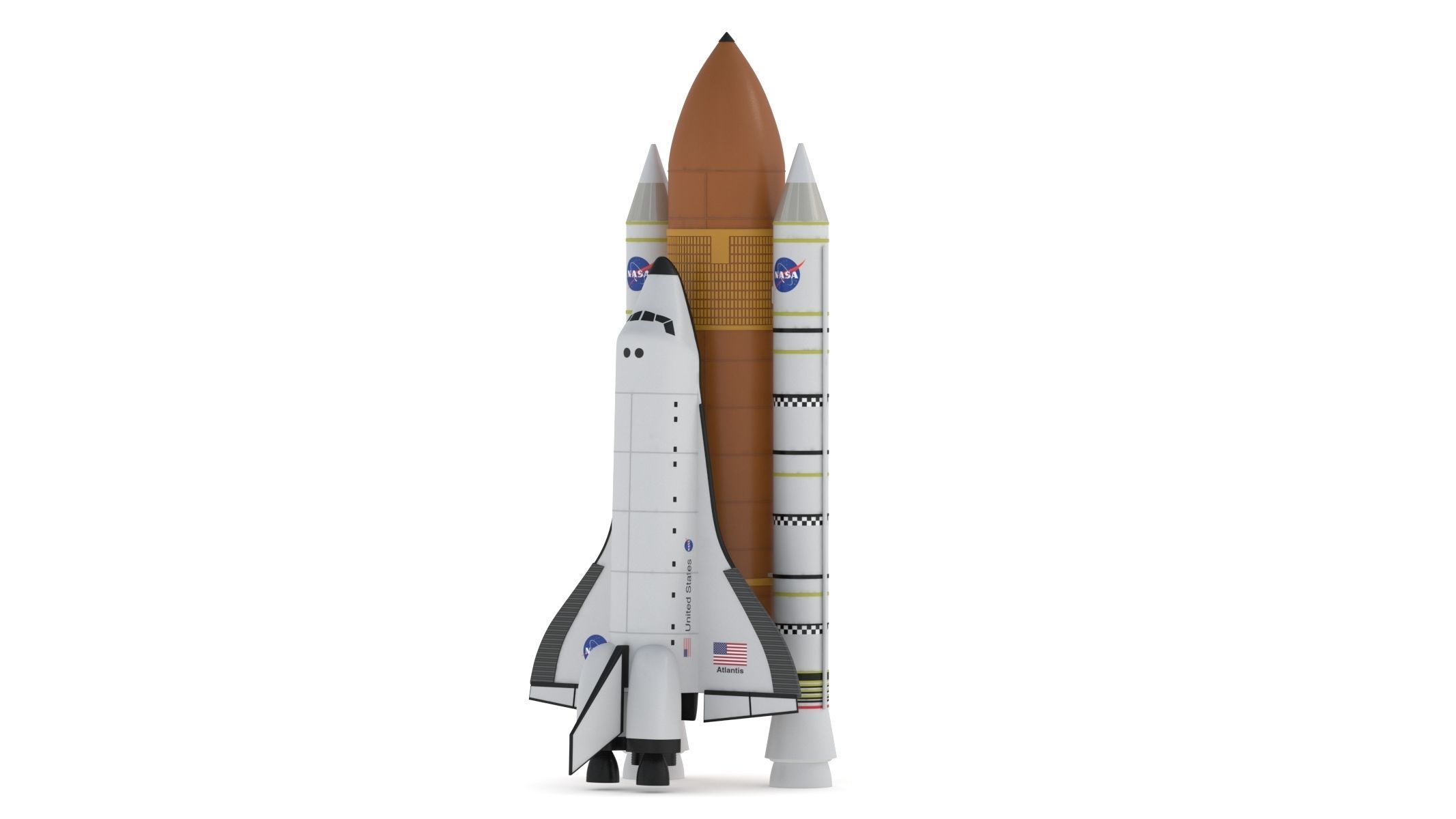 Space Shuttle 3D model_4
