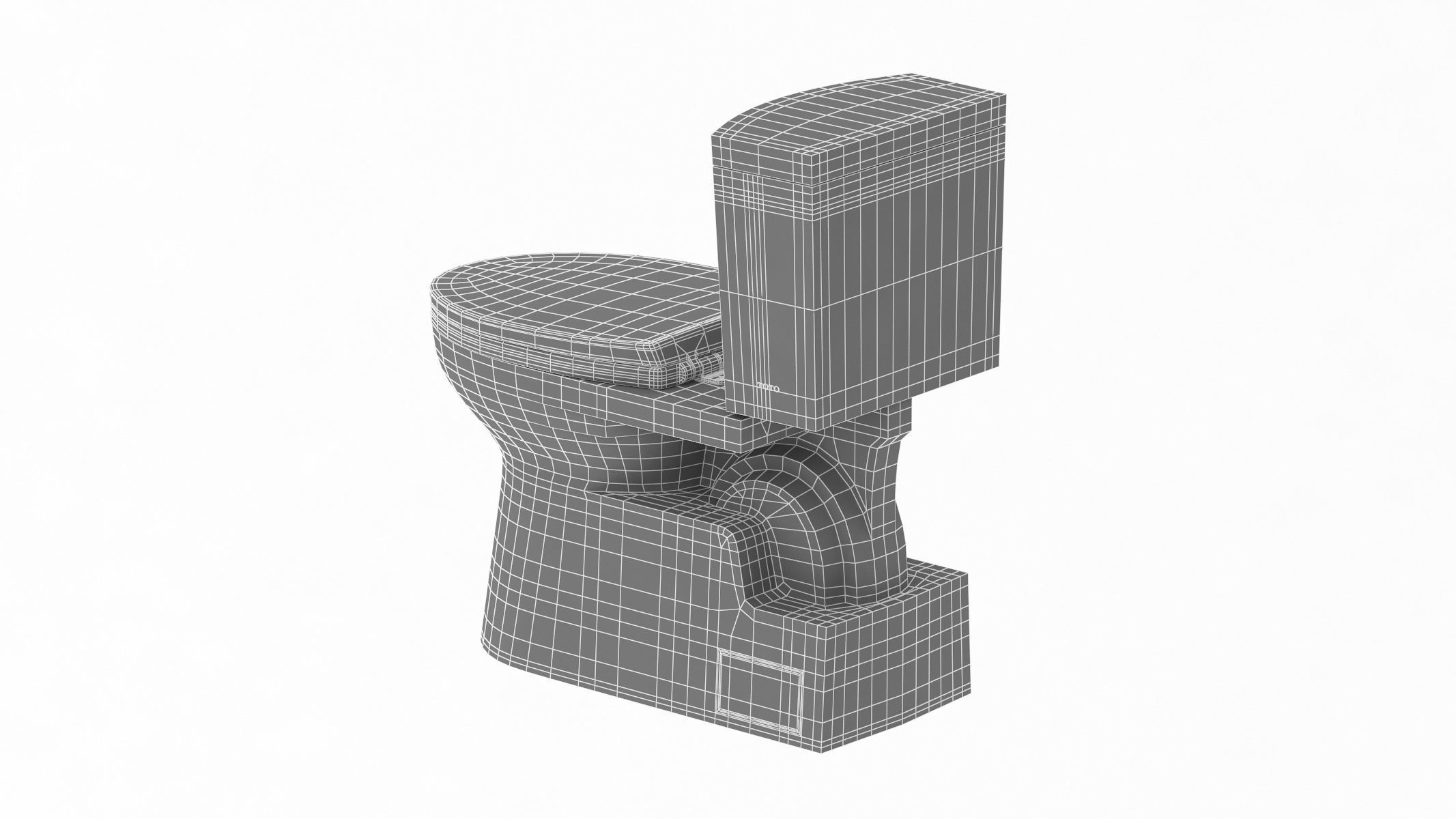 TOTO Vespin II Two-Piece Toilet 3D model_13
