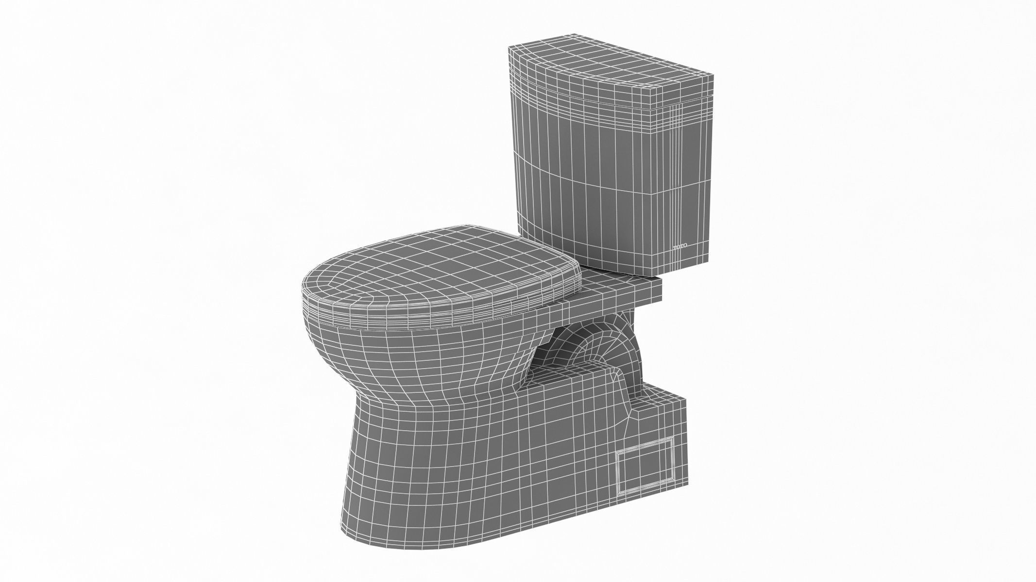 TOTO Vespin II Two-Piece Toilet 3D model_14