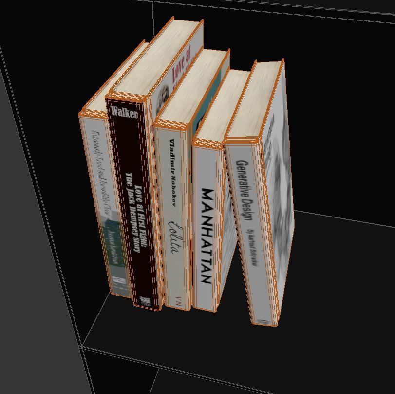 Decorative wall panel set 5 3D model_7