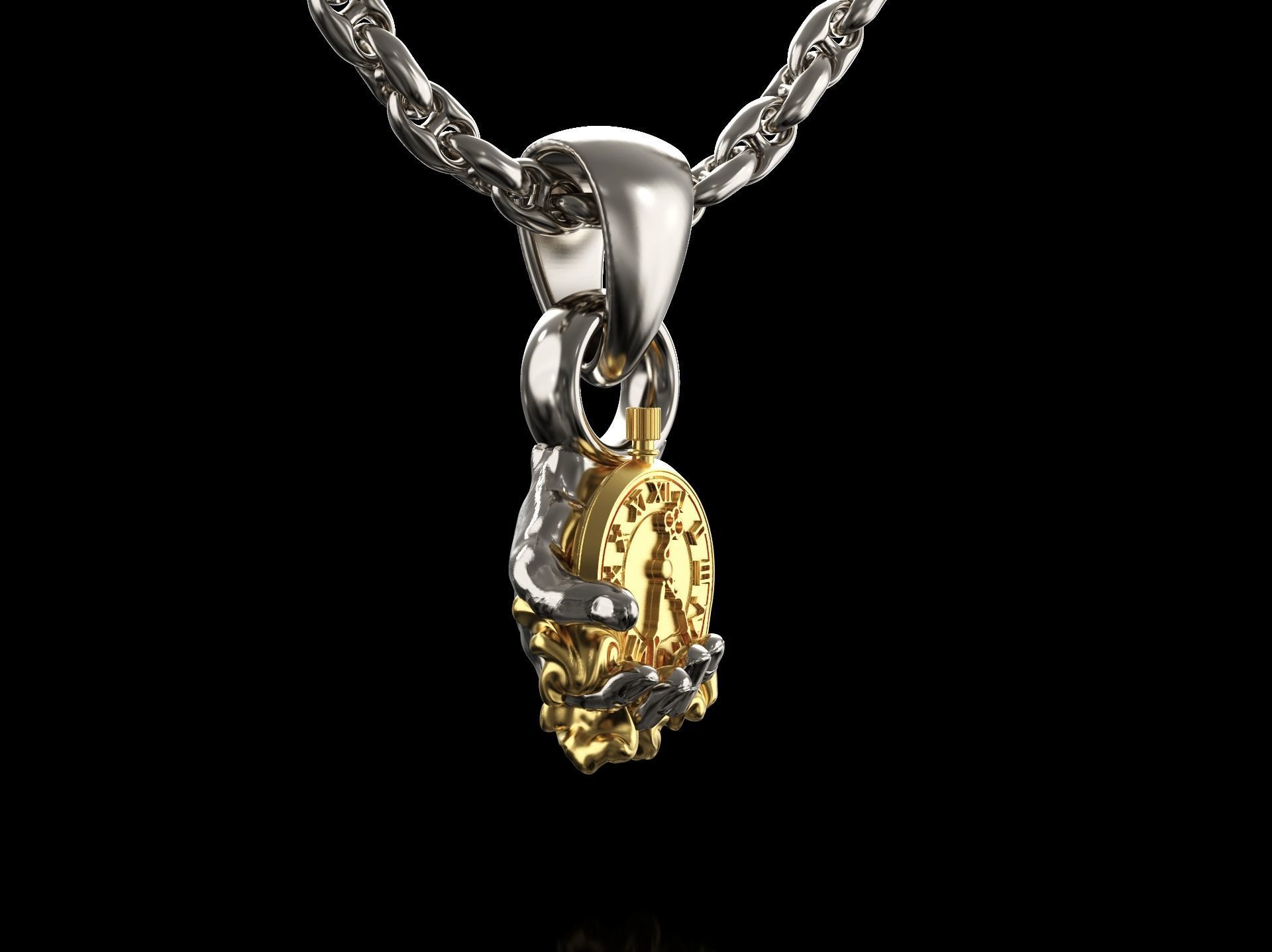 Time is Gold 3D print model_2