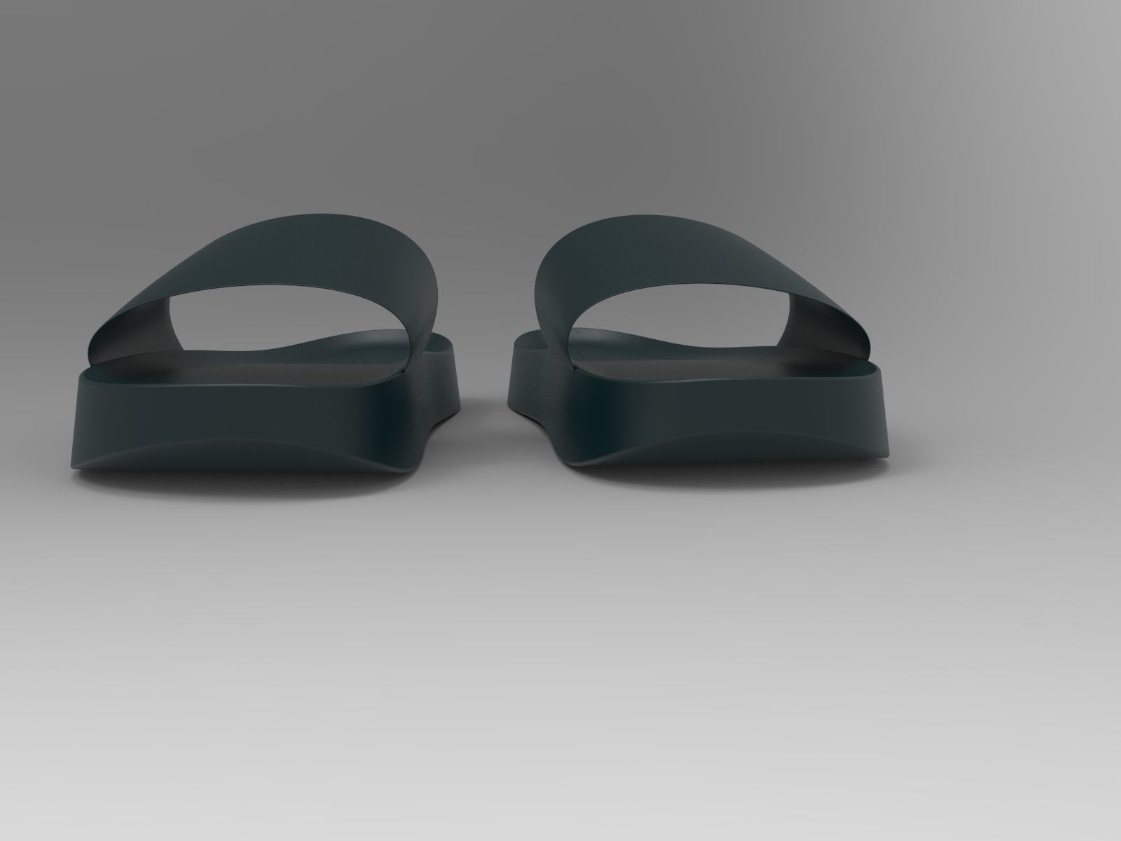 Sandals two 3D model_4