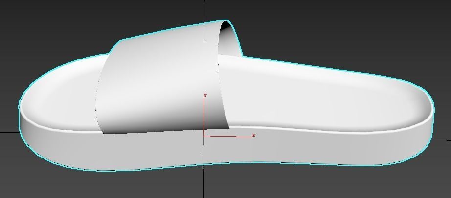 Sandals two 3D model_12