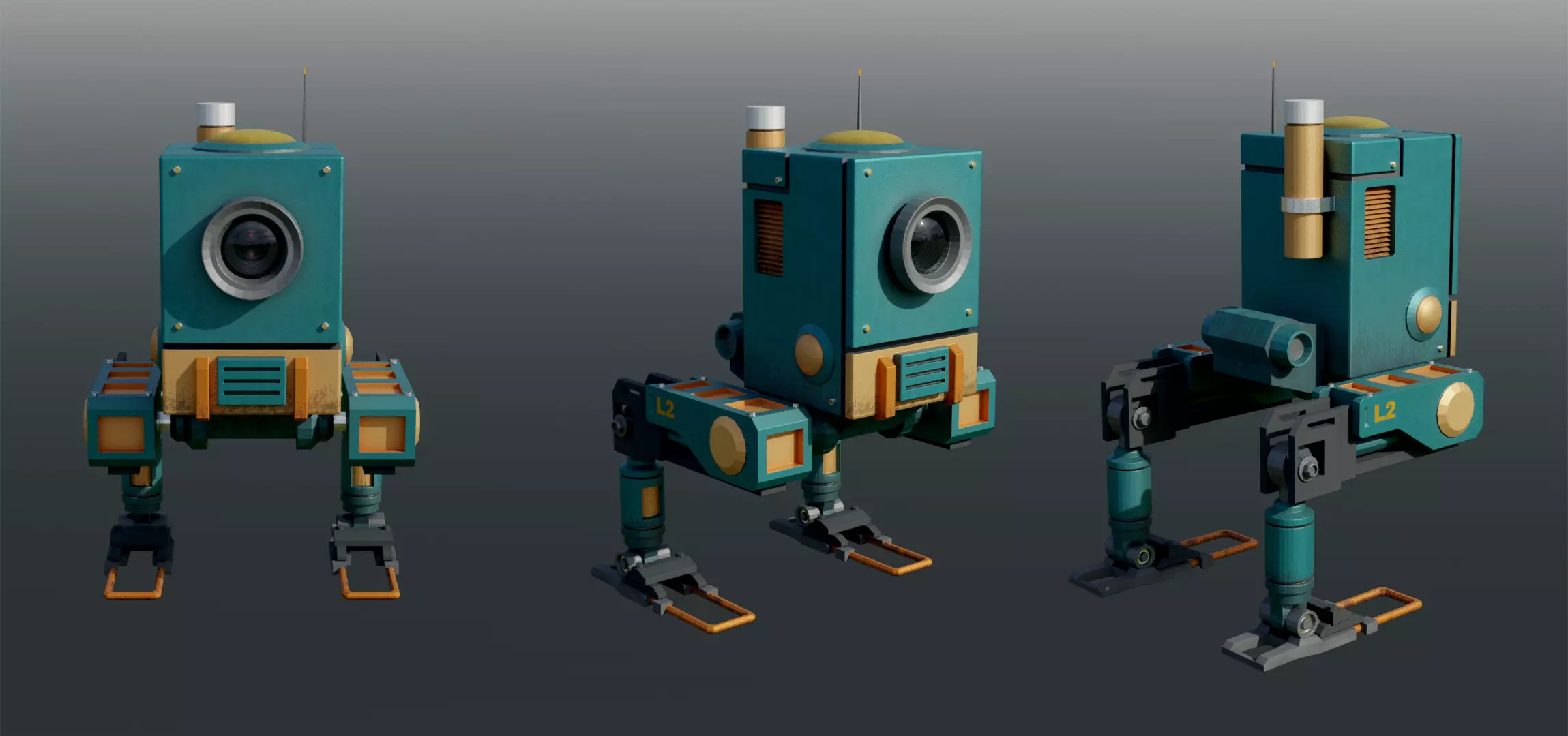 ROBOT L2 Free low-poly 3D model