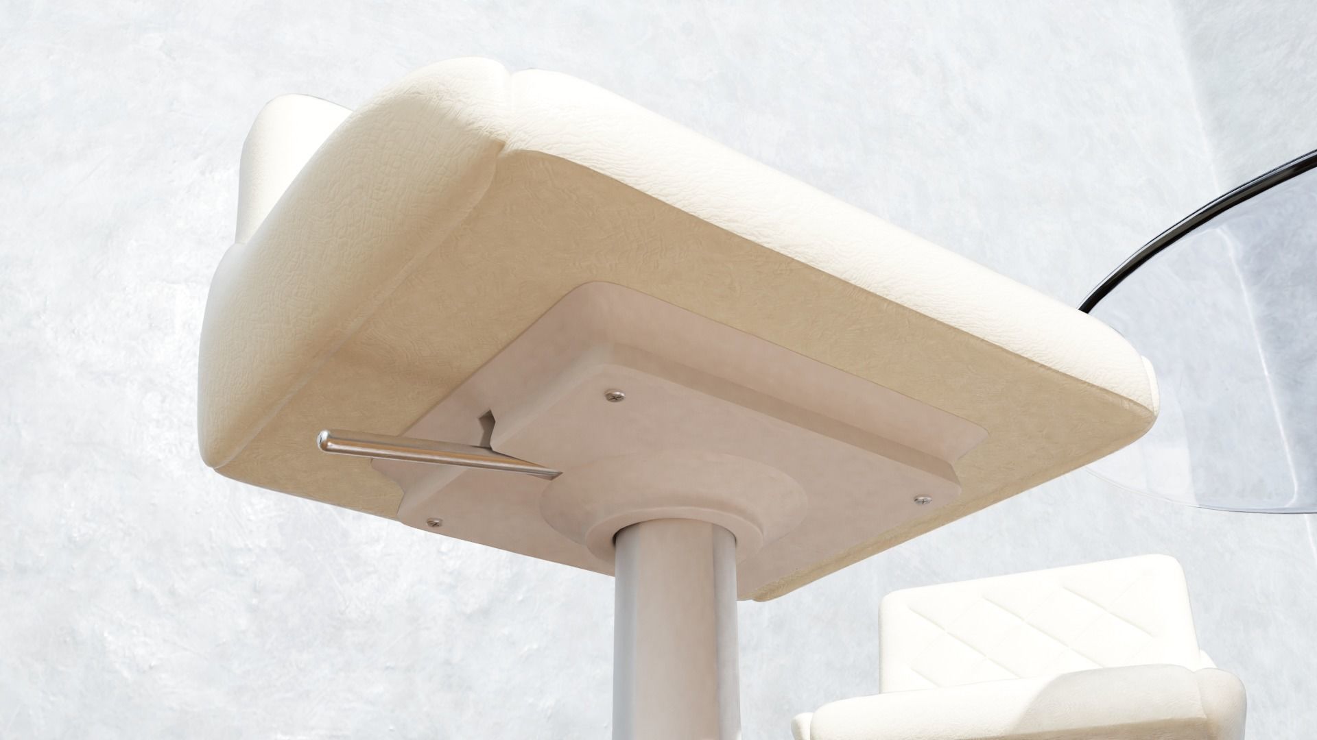 Bar Table Chairs Stools Barstool Game Ready 3D model_7