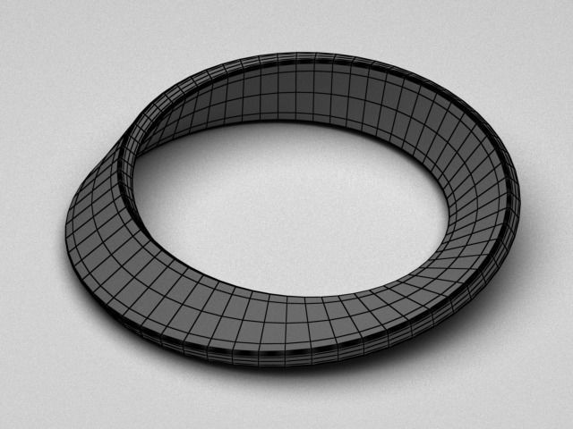 Mobius Strip 3D print model_5