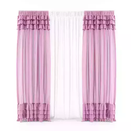 Curtain 3D model 30