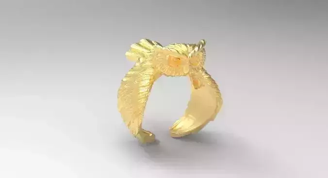 Owl - Ring 3D Print Model